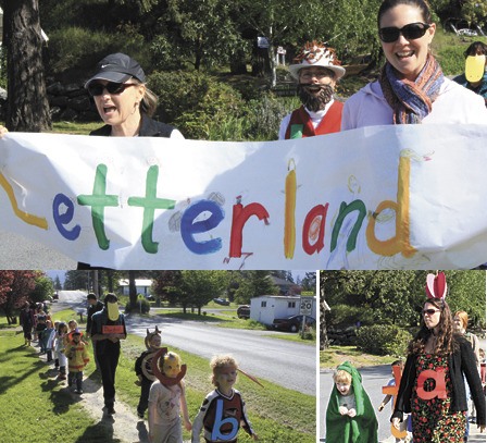 The kindergarten alphabet.