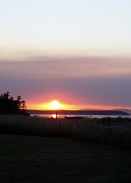 Tuesday night's sunset