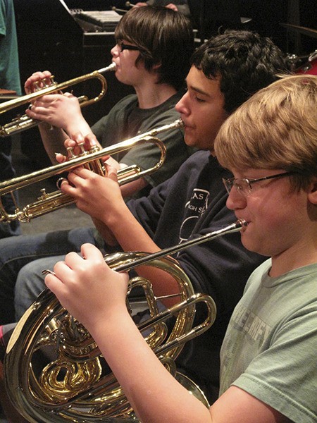 Almost 100 Orcas public school student musicians from the fifth through eighth grades will bring their voices and instruments together for a holiday concert on Thursday