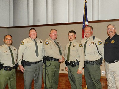 L-R: Deputies Felix Menjivar and Herb Crowe