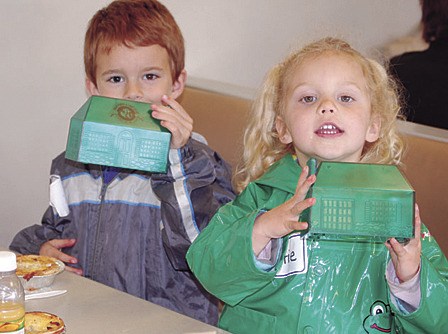 OPALCO gave away treasure maps as a guide to their Energy Services programs — along with home savings banks (pictured above) and calculators to help members get the most in savings.