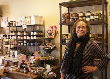 Wendy Thomas in her shop Chez Chloe on Main Street. Chez Chloe’s hours are Monday-Saturday from 11 a.m. to 5 p.m.