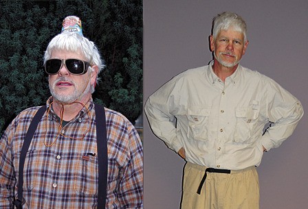 Before and after photos of John Olson