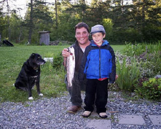 Indigo Luckhurst was fishing at Hummel Lake on Lopez Island with his step-dad