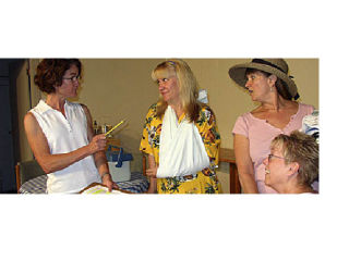 From left: Mary Bayley