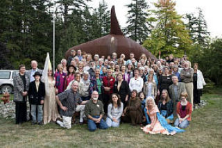 Orcas Center volunteers were honored with a dinner served by the center board on Sept. 10.