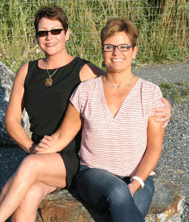 Kristin Mireau and Mandy Nigretto (left to right) are walking in the Susan G. Komen three-day walk in Seattle on Sept. 19 in honor of Mandy’s mother
