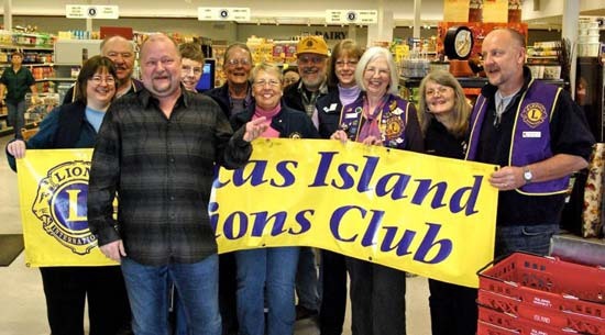 Orcas Lions Club’s annual Run For The Grub shopping raffle was held April 22 at Island Market.