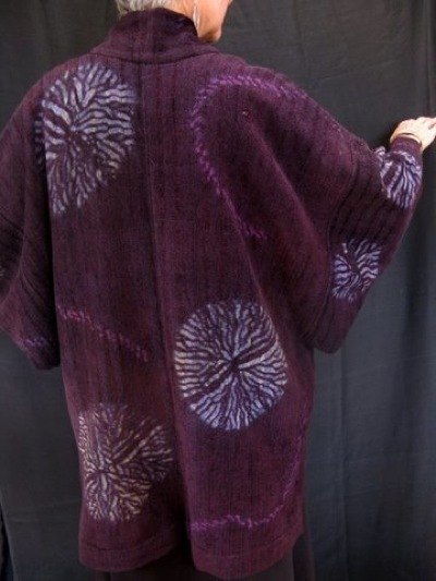 A Celebration Coat created by Sheila Metcalf won several fiber art prizes at last year's fair.