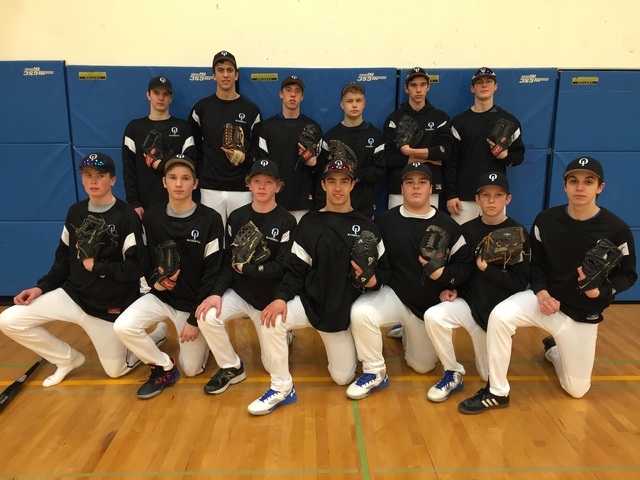 Vikings baseball team. Back row