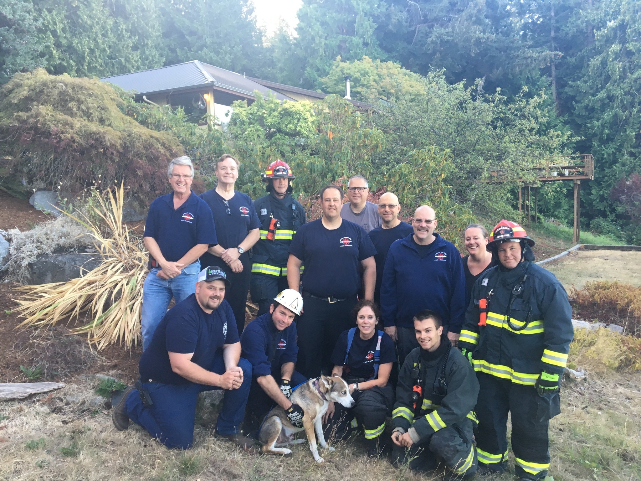 OIFR rescues dog that fell off cliff