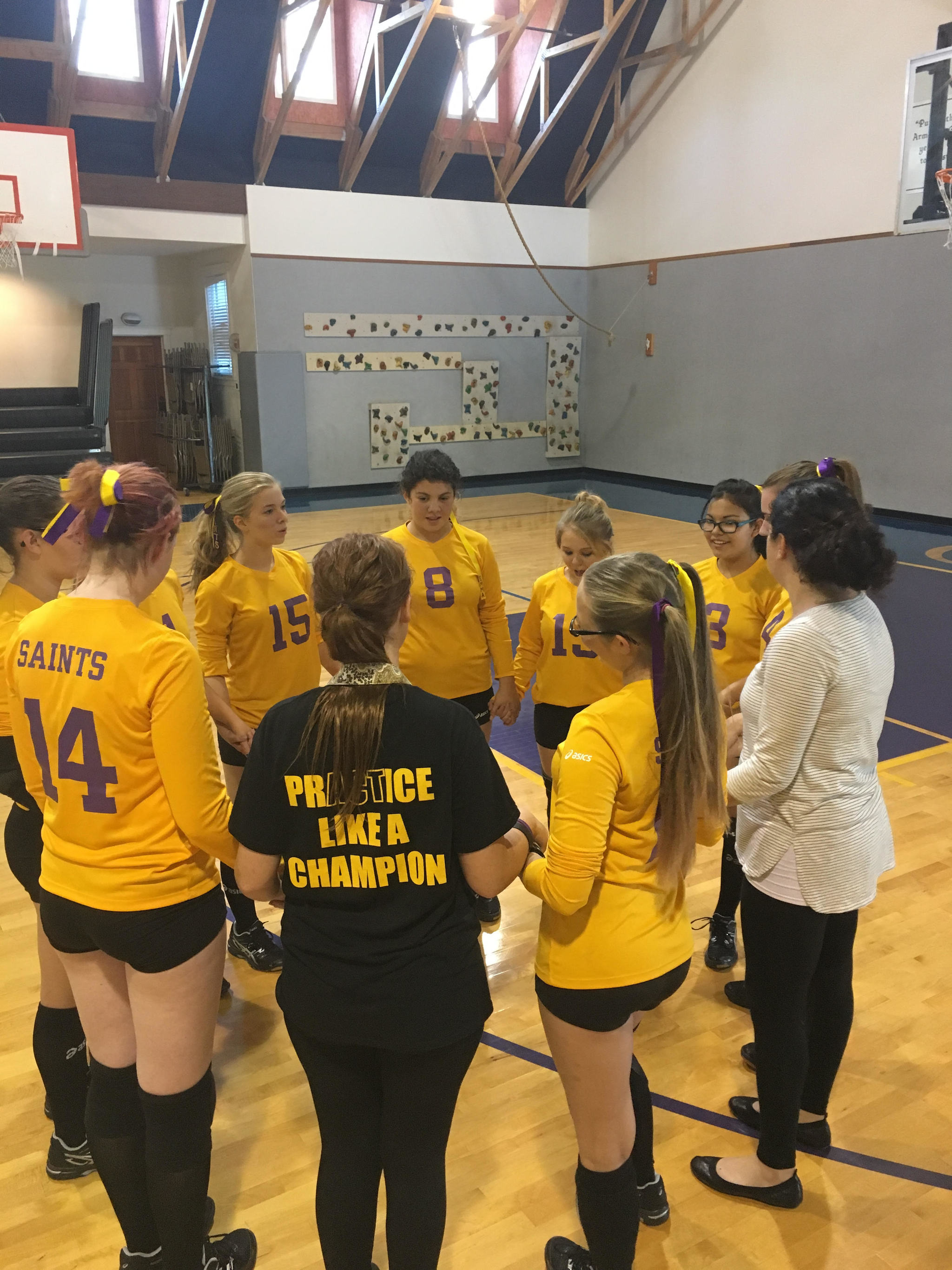 The Orcas Christian School Saints.