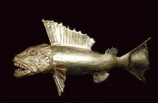 Dwight Duke’s metalwork fish is one of many artists’ creations.