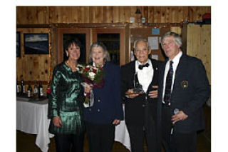 L-R: Former Commodore Katie Thomas