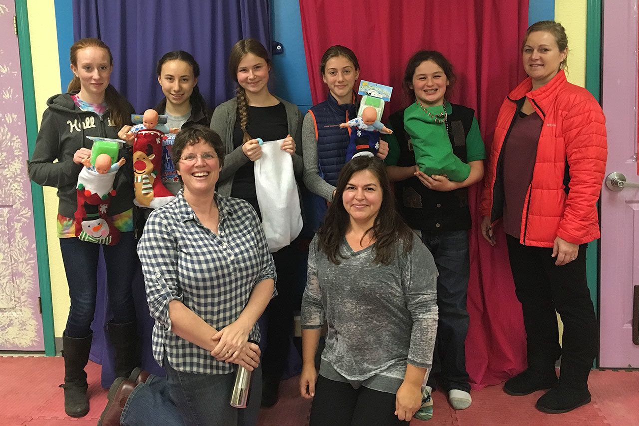 Trailblazers give stockings to those in need