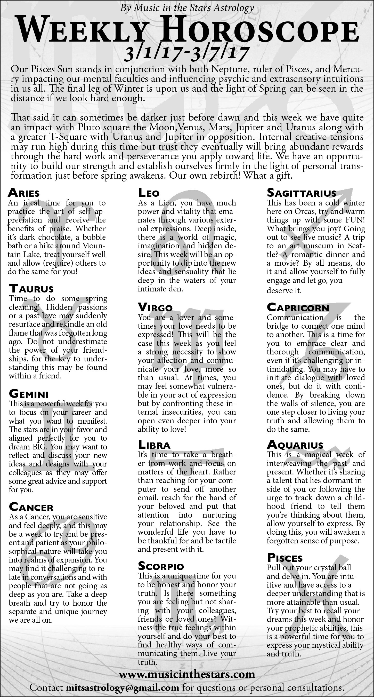 Weekly Horoscope | March 1 to 7