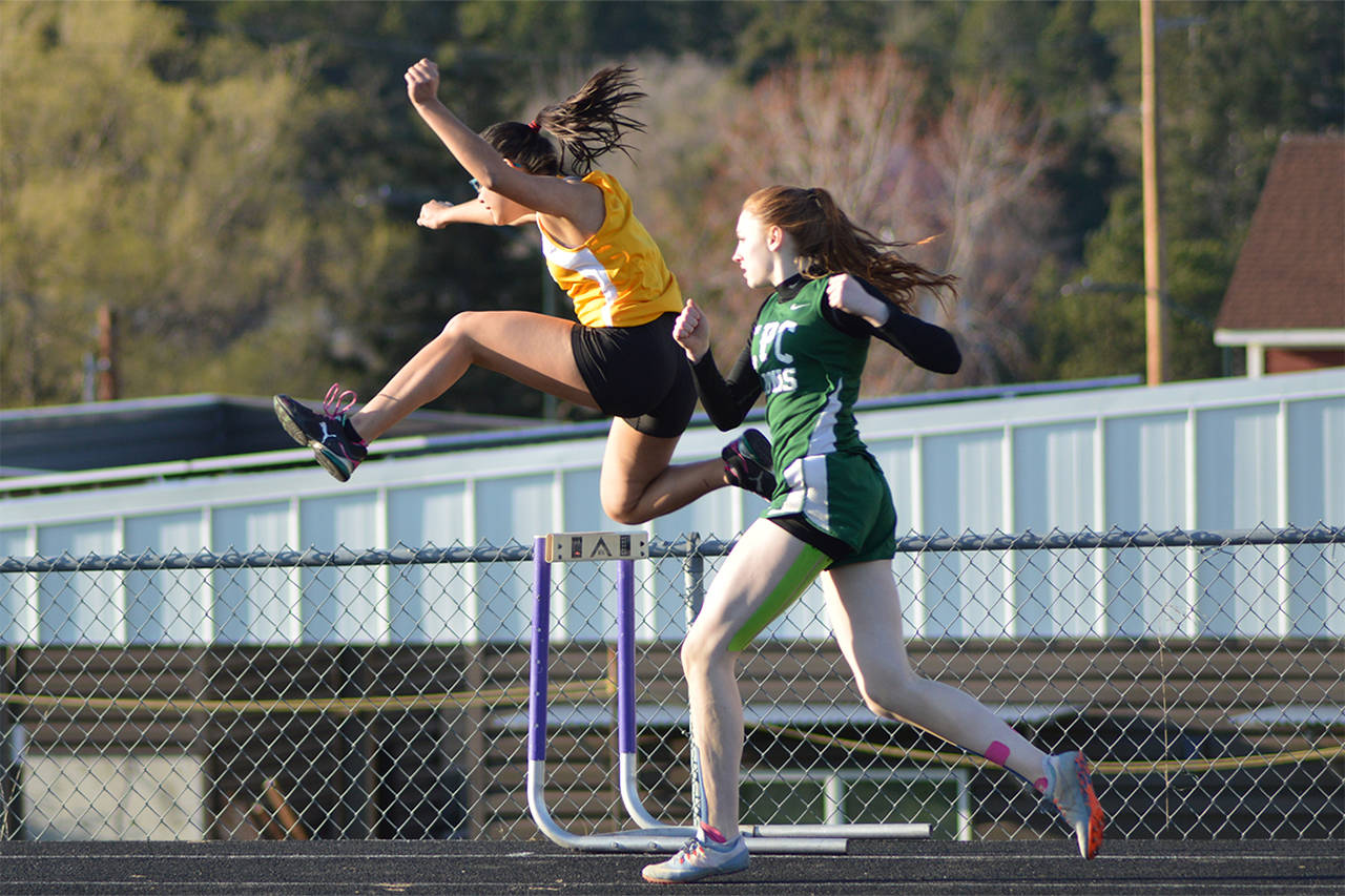 Saints shine at Friday Harbor track meet