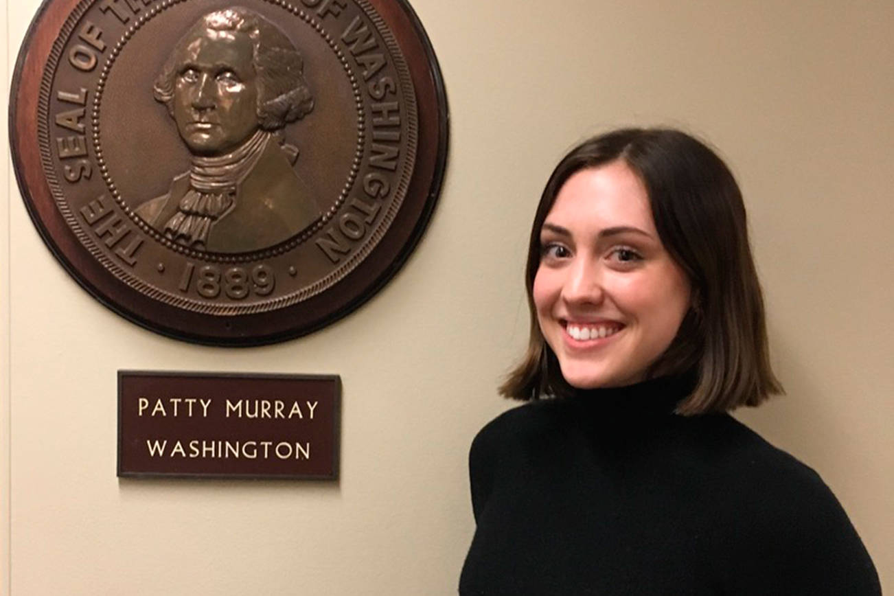 Former Orcas student interns for Senator Patty Murray