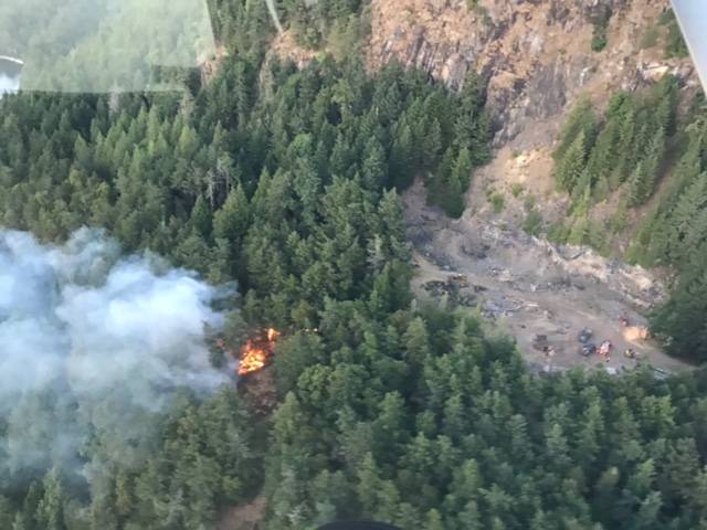 Turtleback wildland fire extinguished in less than 24 hours