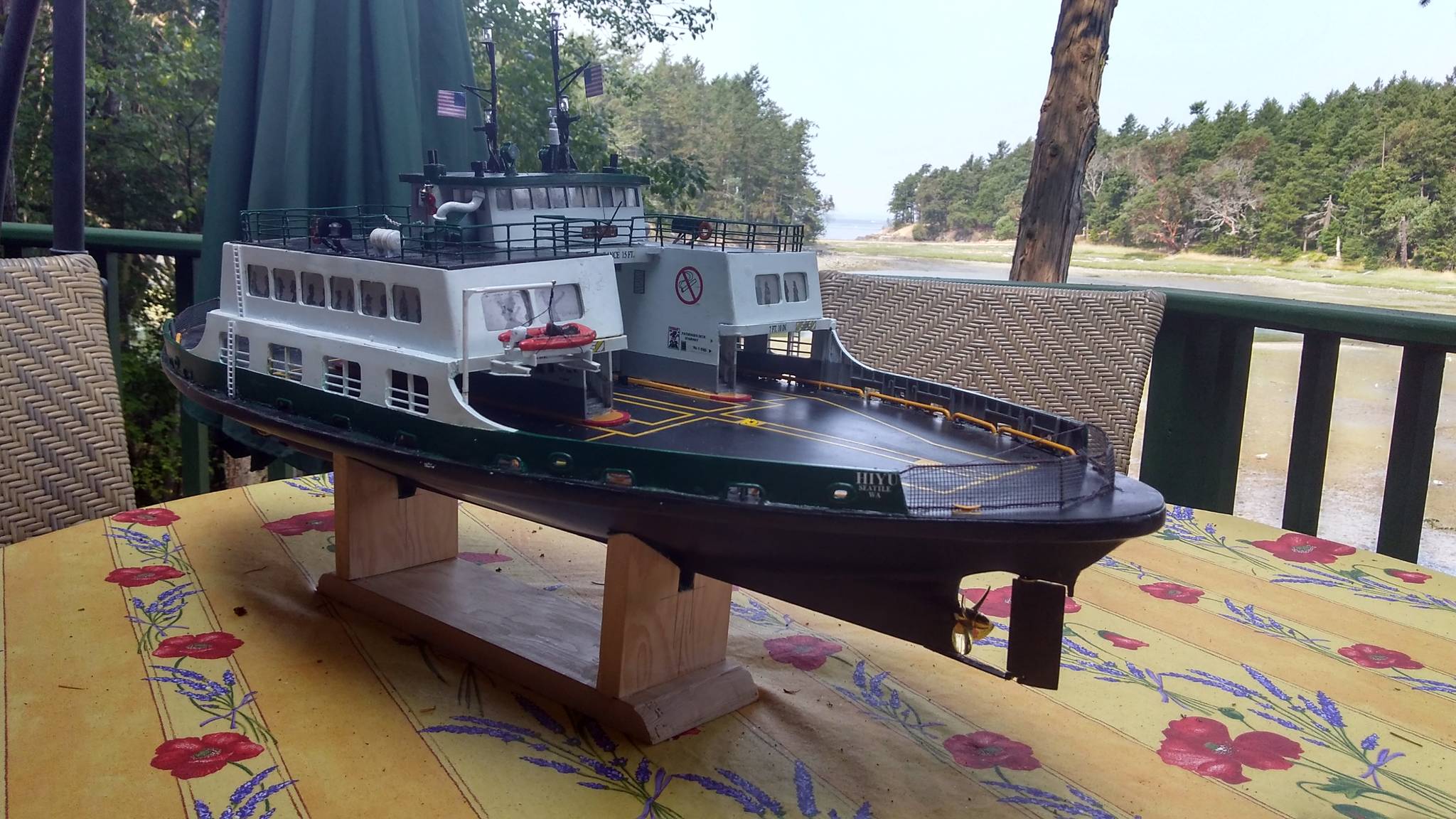 Islander builds model Hiyu ferry