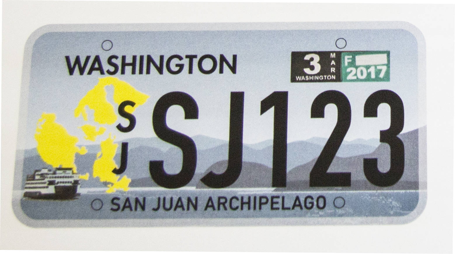 Vote on custom license plate for San Juan County