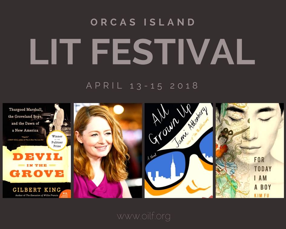 Orcas Island lit fest announces headliners for April events
