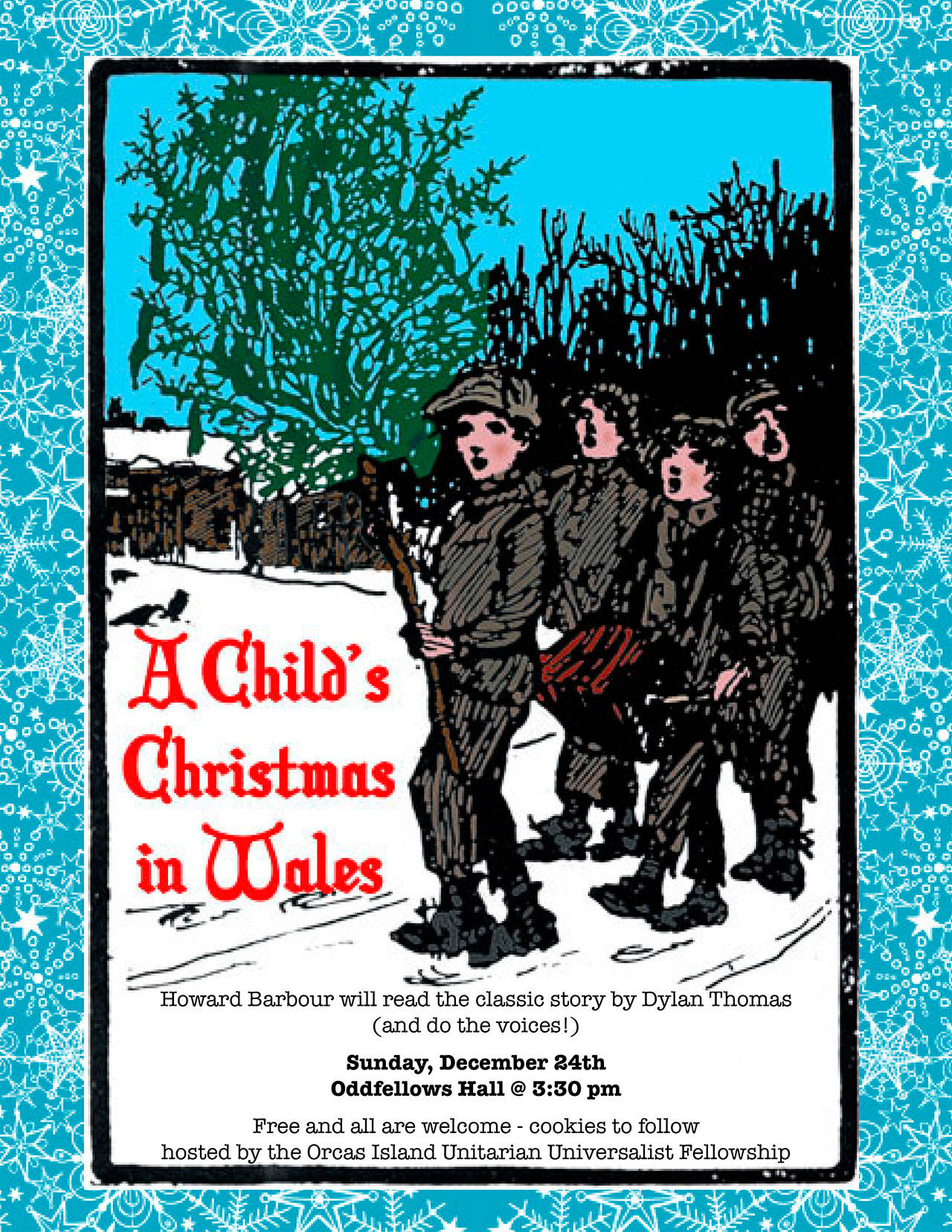 Reading of ‘A Child’s Christmas in Wales’