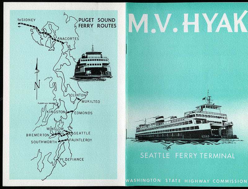 Contributed image/Washington State Department of Transportation                                The M.V. Hyak first set sail in 1967.