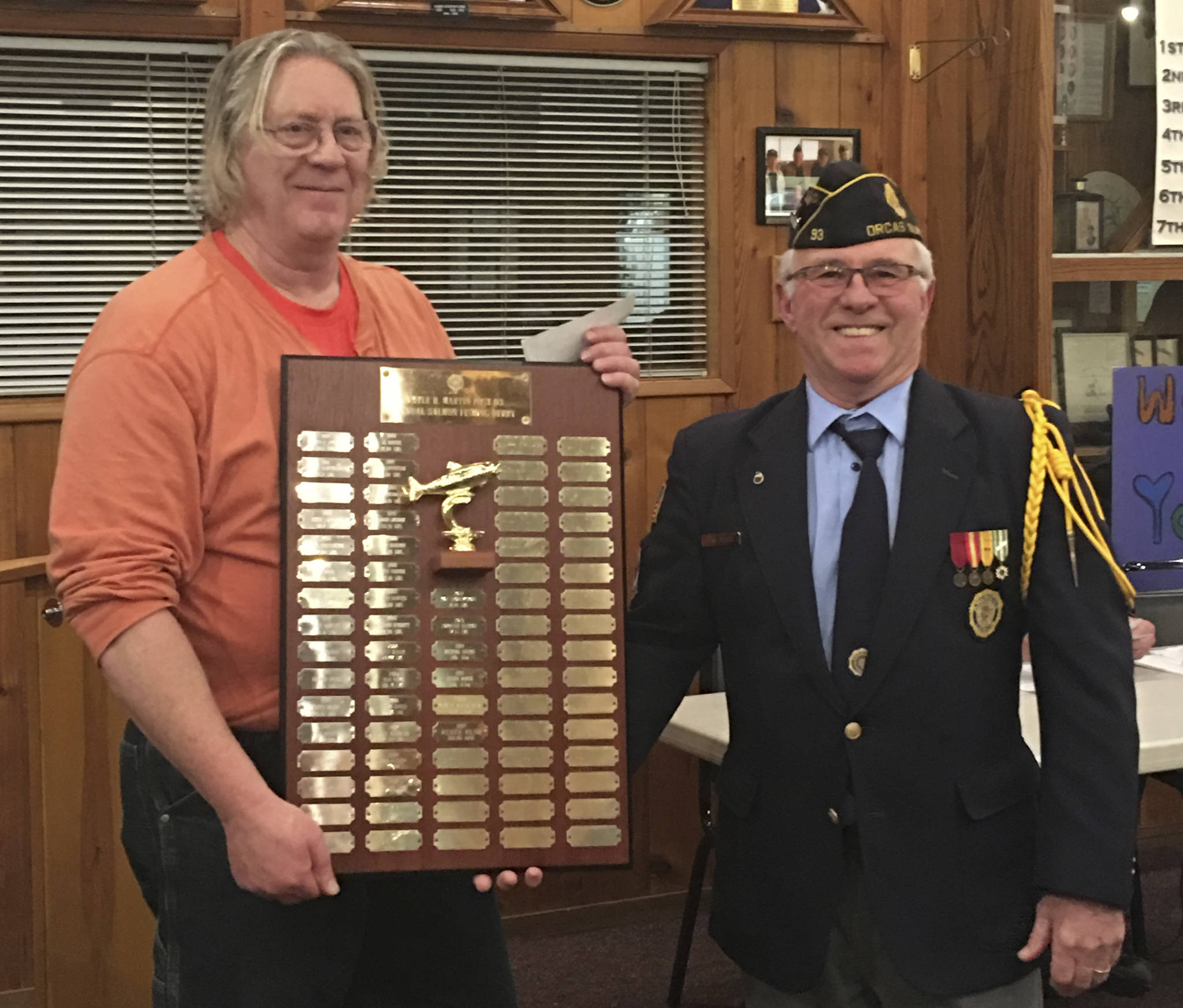 <style type="text/css"></style>                                <em>Derby winner John Risko with Dave Resch.</em>