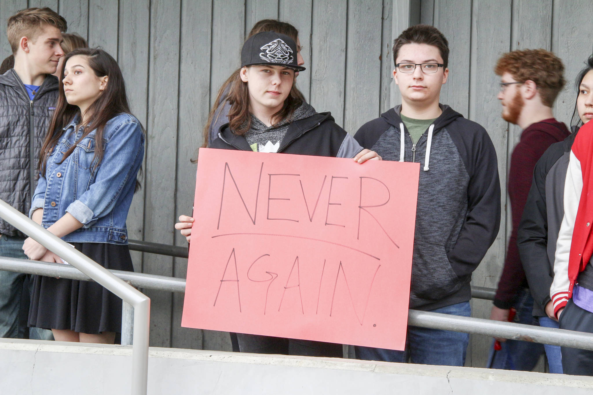 Orcas students honor Parkland shooting victims