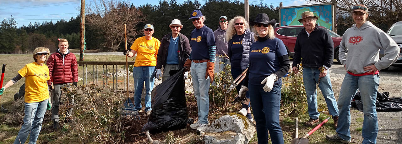 Rotary volunteers on St. Patty’s Day