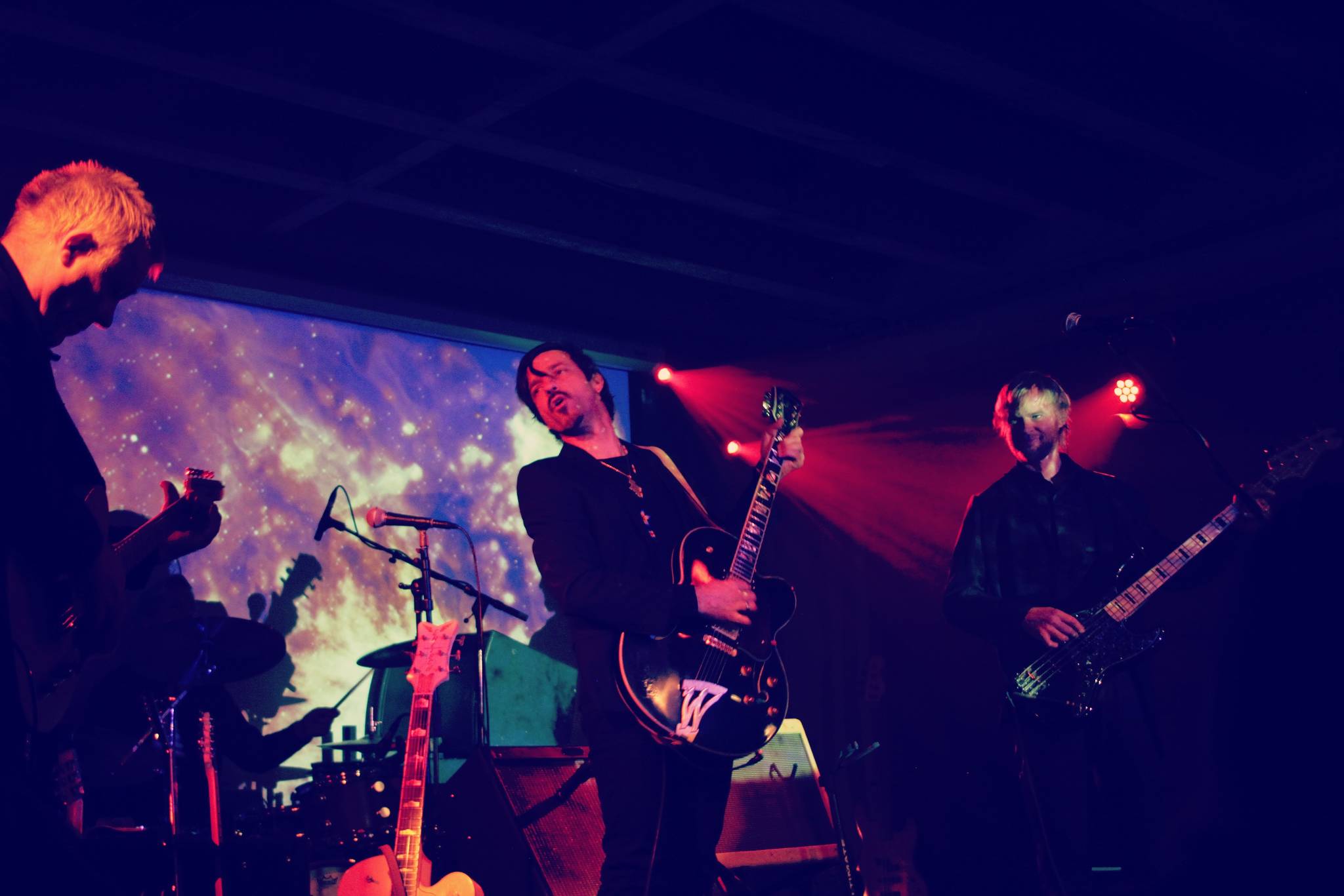 Katie Gray photo                                The Burned at their October concert in the Sea View Theatre.