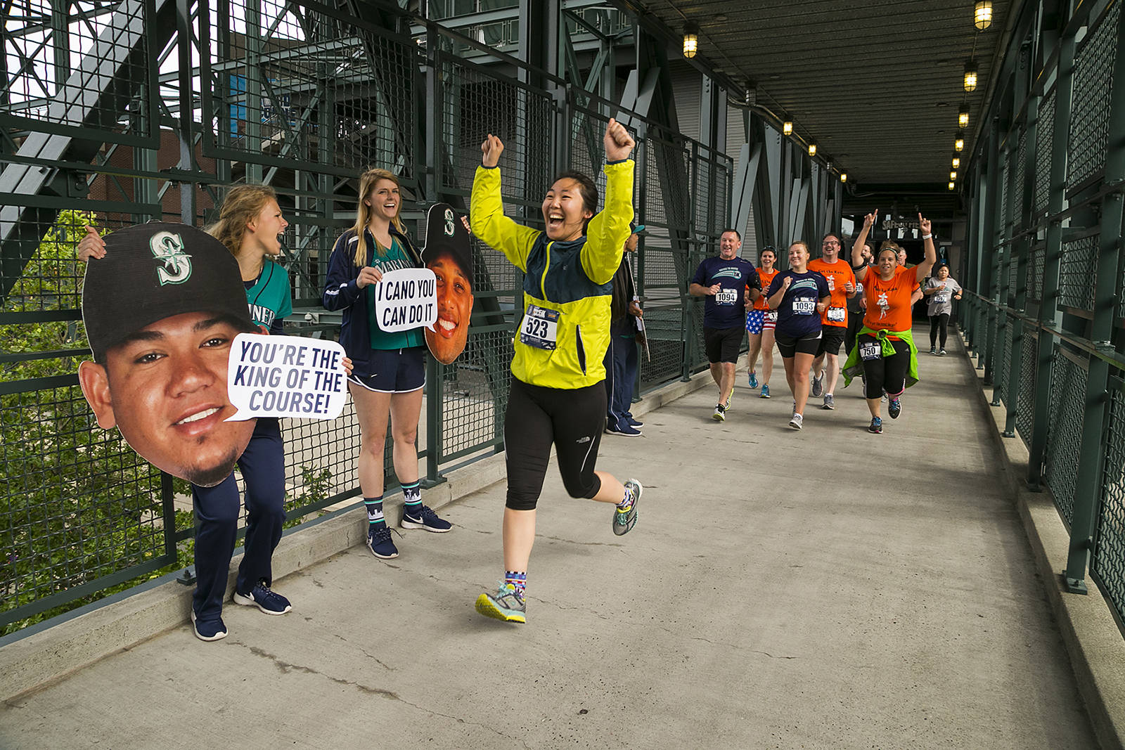 The Refuse to Abuse 5k, at Safeco Field July 21, supports the Washington State Coalition Against Domestic Violence. Ben VanHouten photo