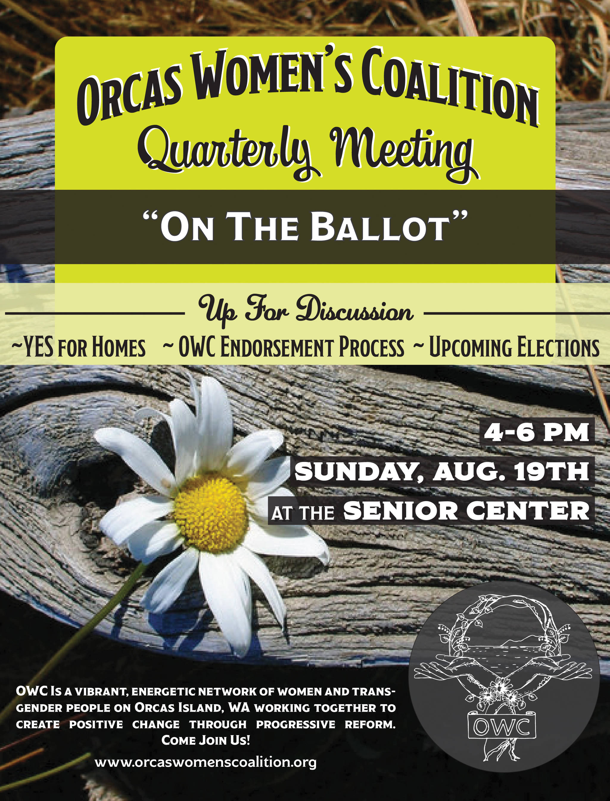 Orcas Women’s Coalition to host summer quarterly meeting