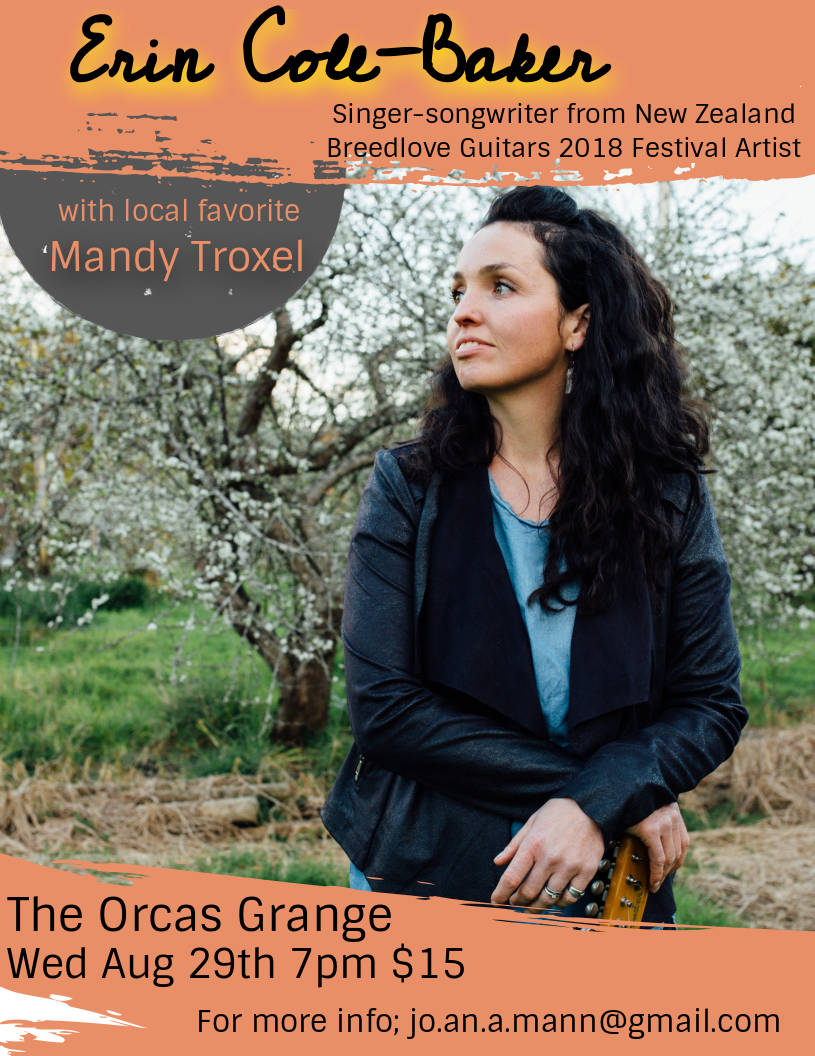 New Zealand singer to perform at Grange