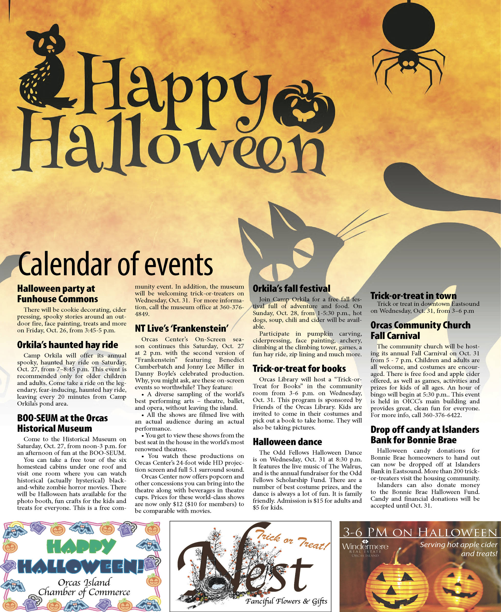 An Orcas Halloween | Calendar of events