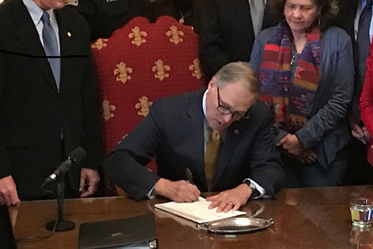 Governor signing first bill of the year into law