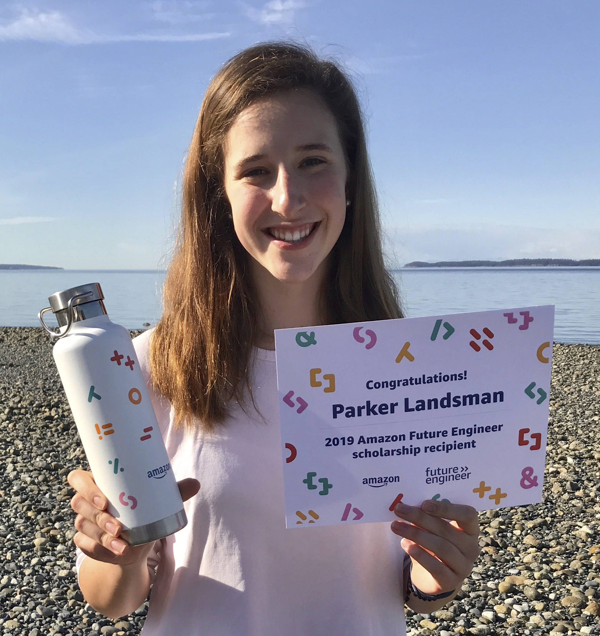 Landsman wins Amazon scholarship