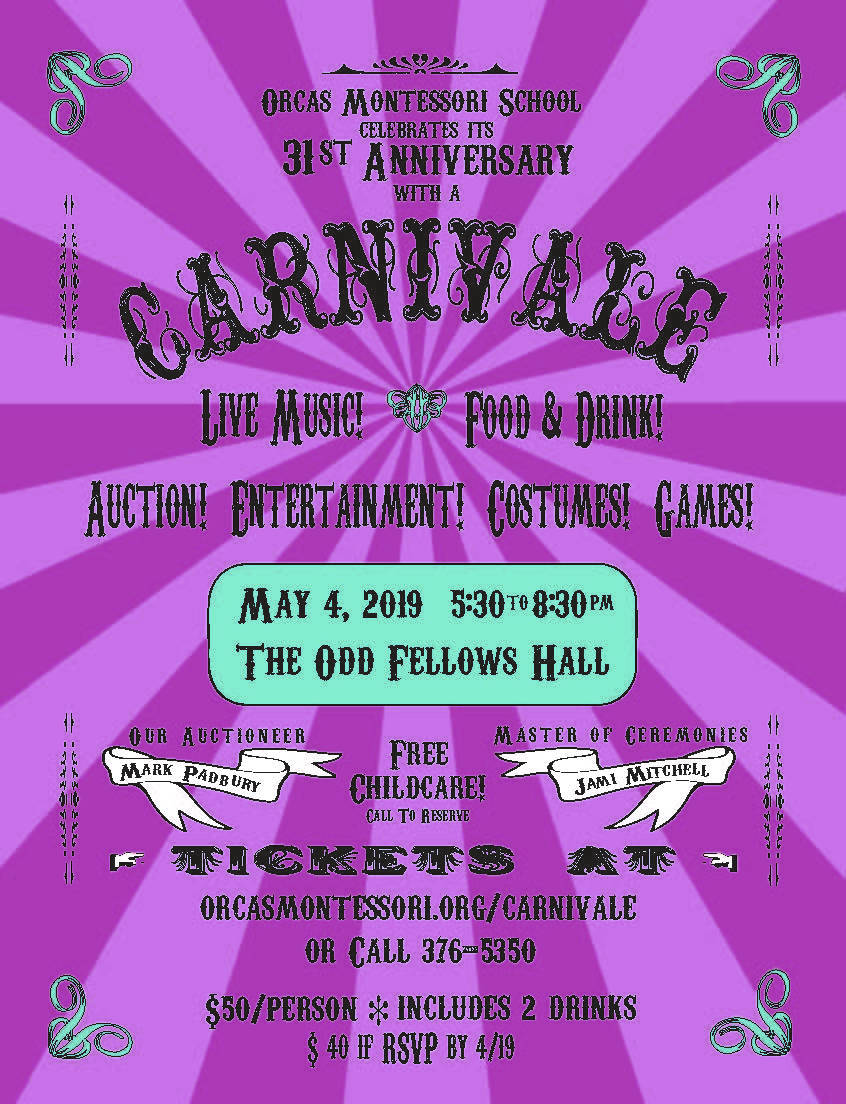 Dine, drink and dance at Orcas Montessori’s Brazilian CARNIVALE