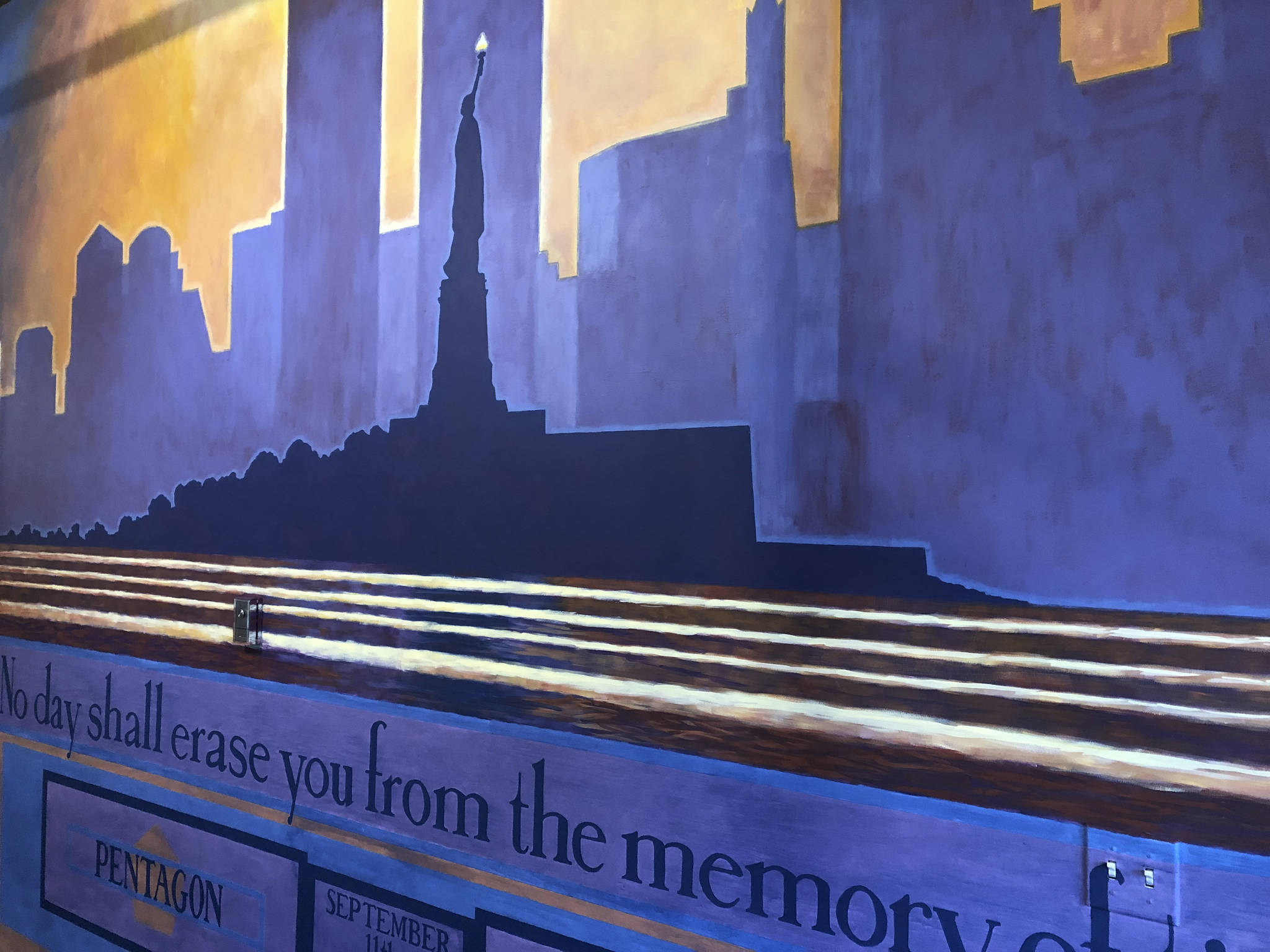 Eastsound Fire Station’s mural project remembers 9/11