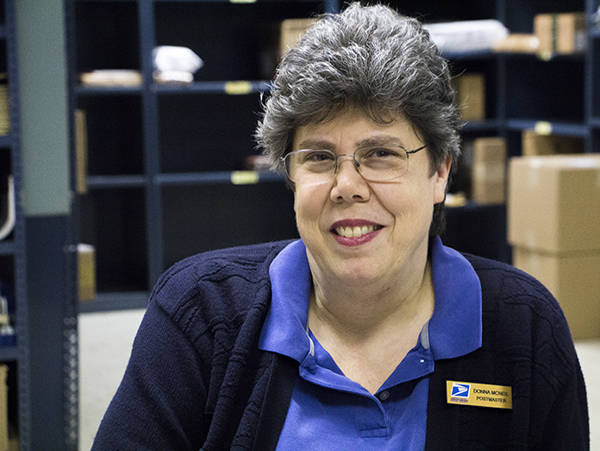 Eastsound postmaster Donna McNeil retires