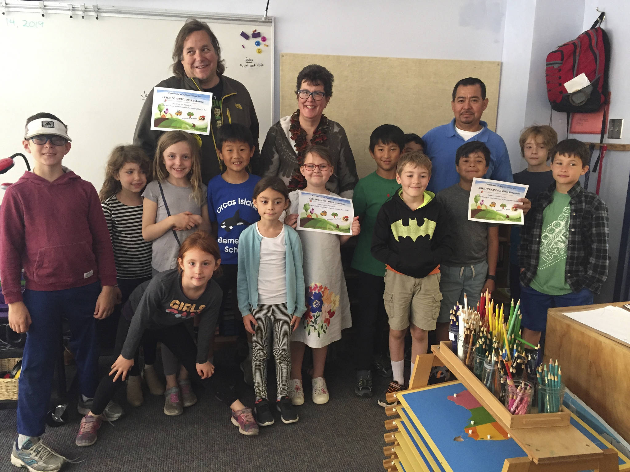 Orcas Elementary celebrates its volunteers