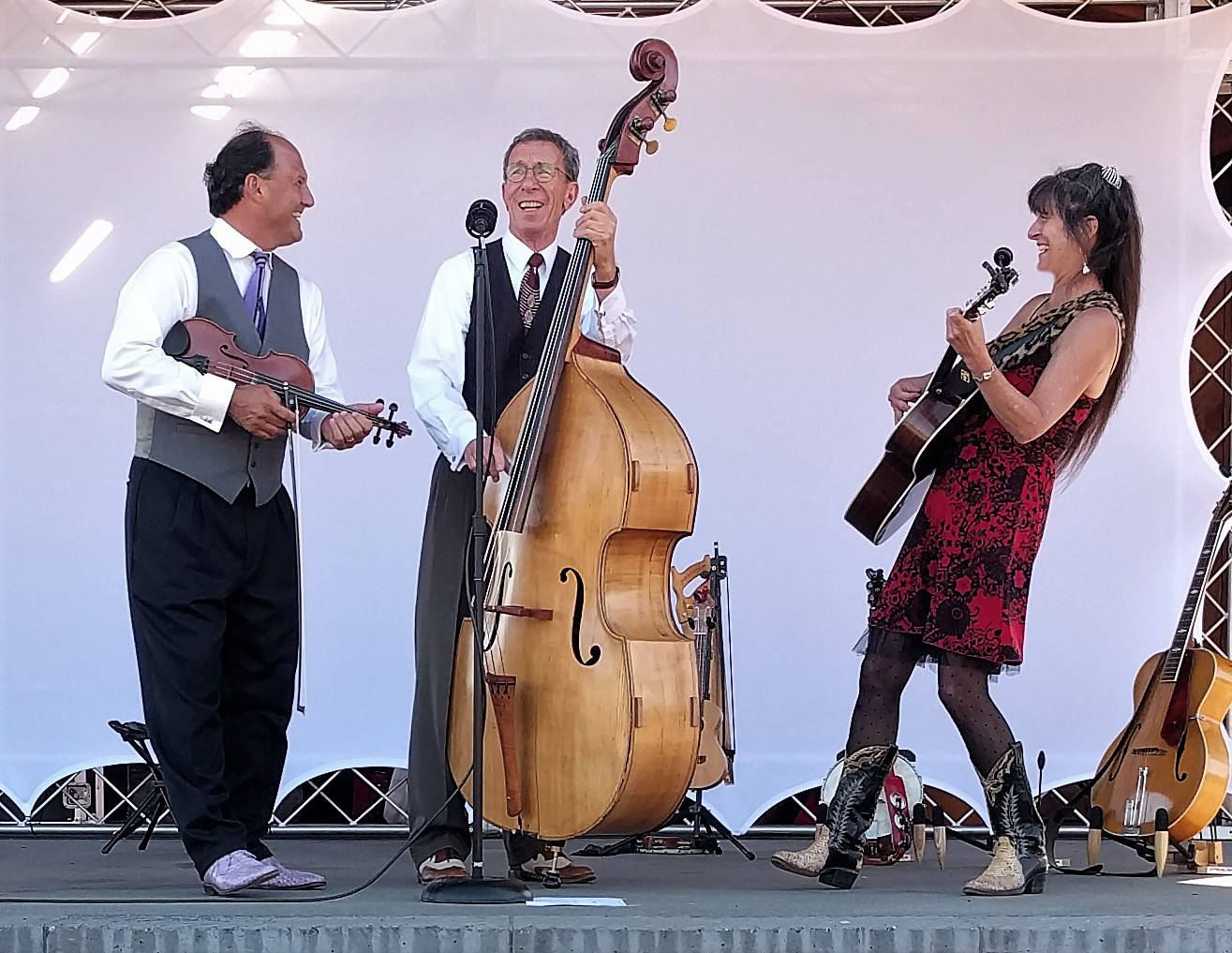 JP and OK Rhythm Boys in the park