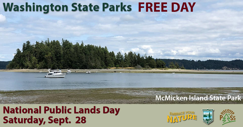 Washington State Parks and Recreation Commission invites the public to visit a state park for