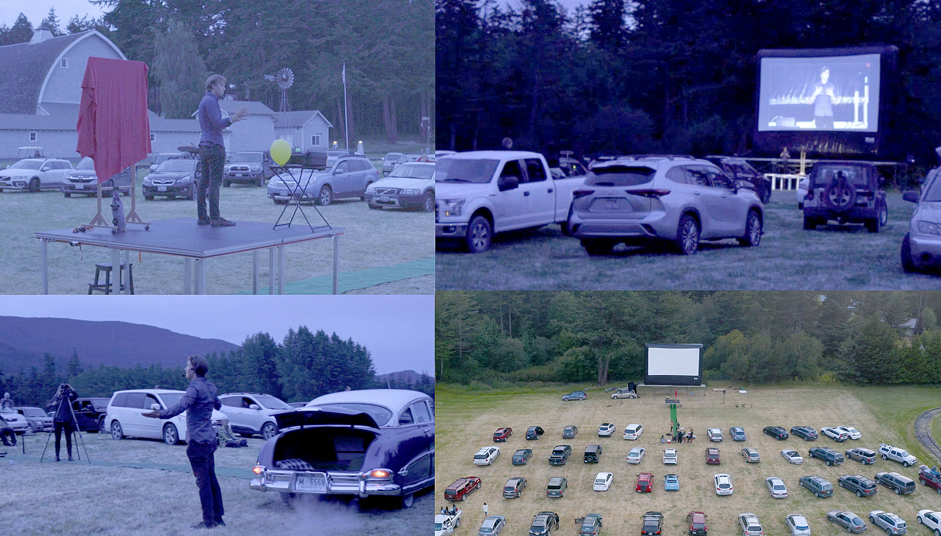 Drive-In magic show unites community