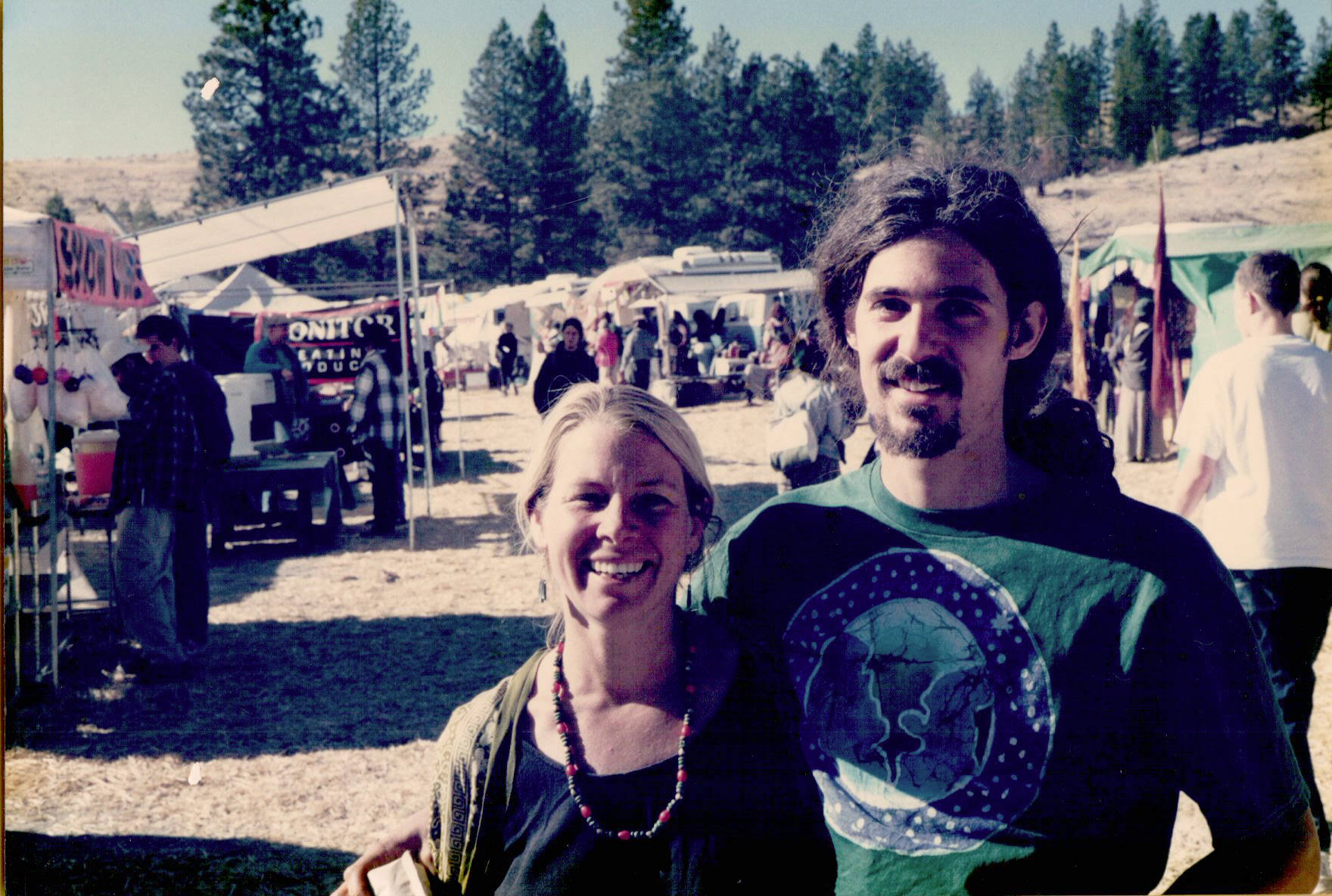 Eliza and Chris in the late 1990s.