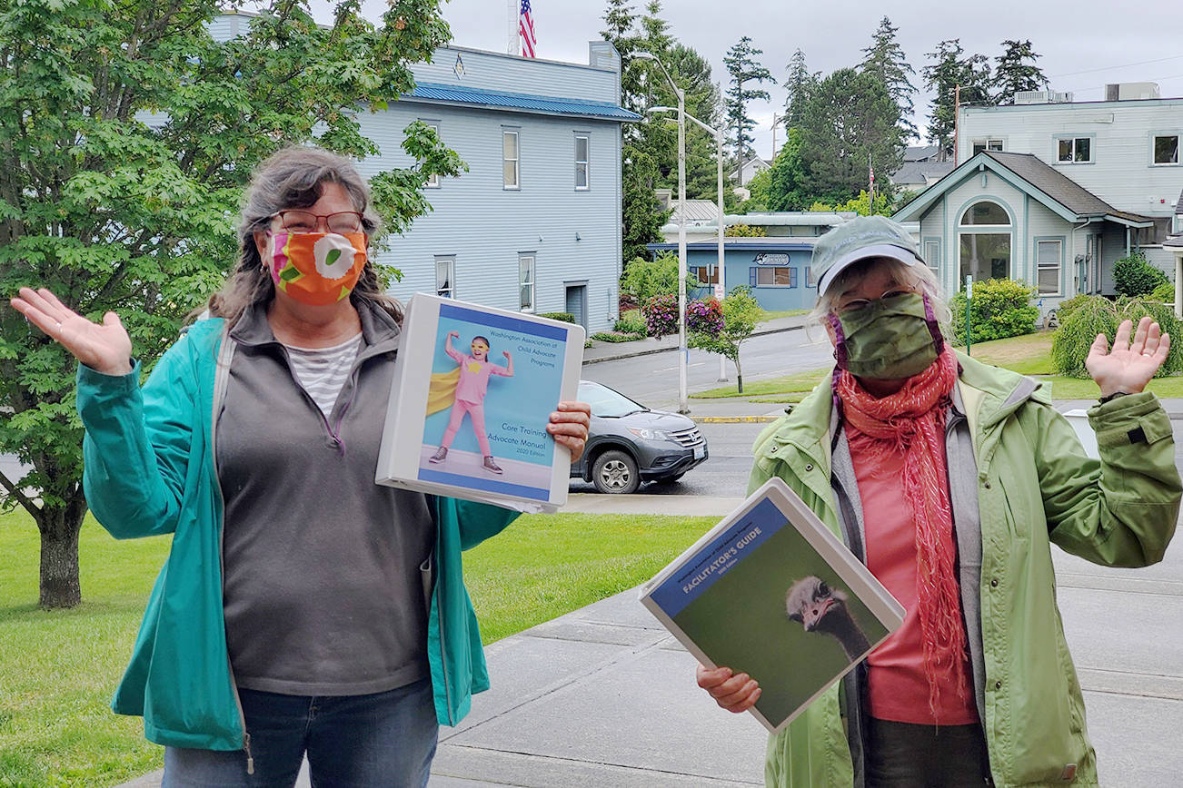 VGAL volunteer Liz Covert and former VGAL Program Coordinator Lenore Bayuk. (Contributed photo)