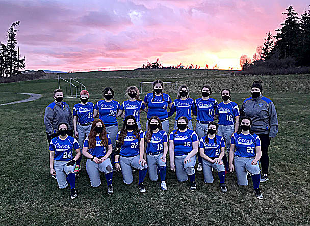 Contributed photo
The softball team. Back row, left to right: Coach Kassy Taylor, Karis Comrie, Lani Lago, Hazel Moe, Portia White, Flora Lister, Lindsey Simpson, Anwyn Thompson, Coach Brooke Bruland. Front row, left to right: Milana Schneider, Bella Evans, Kyrah ONeal, Emma Rodgers, Portia White, Avery Solesbee, Morgan Anderson.