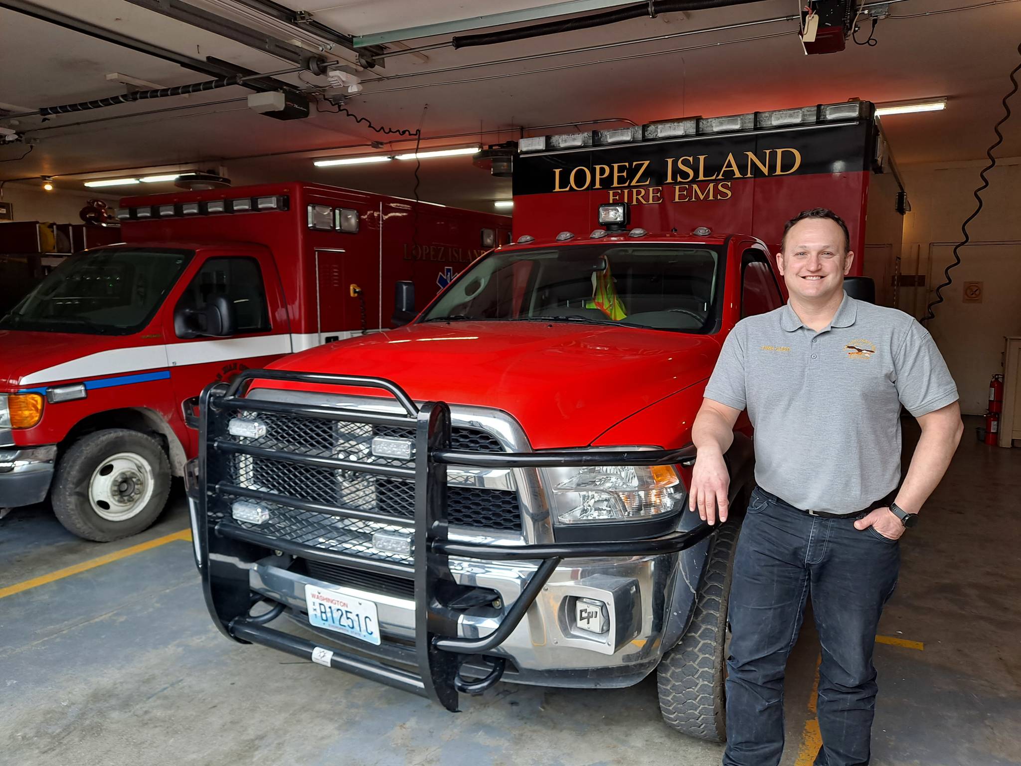 Lopez Fire Chief Adam Bigby