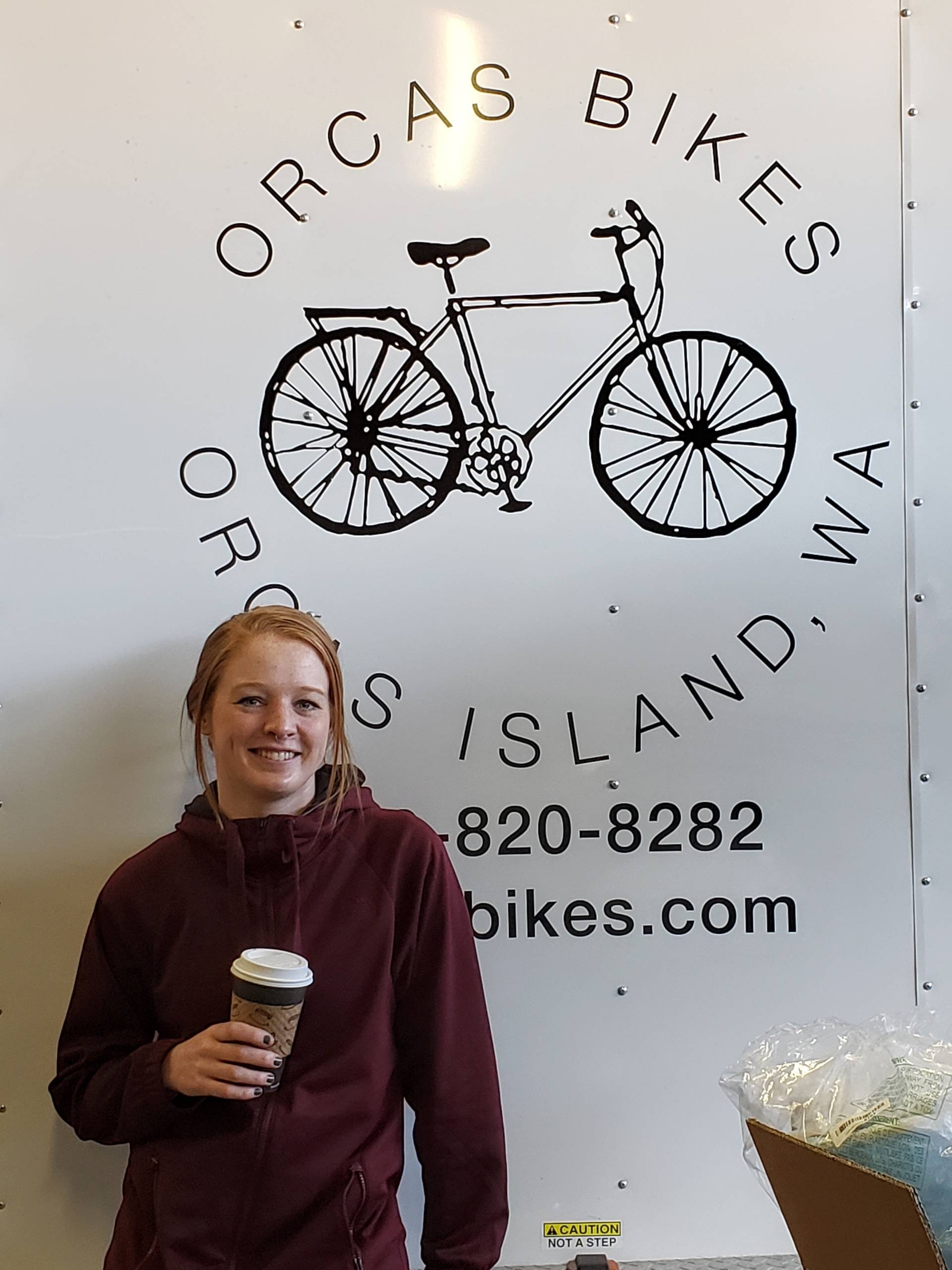 Contributed photo/Ellen Muldoon hopes to encourage more people to bike the island.